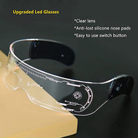 LED Rave Glasses – 7-Color Glow Party Goggles for Festivals & Concerts