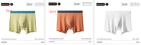 Mens Bamboo Pulp Fiber Extended-length Athletic Underwear