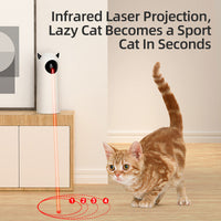 Automatic Infrared Cat Teaser Toy – USB Interactive Pet Toy
