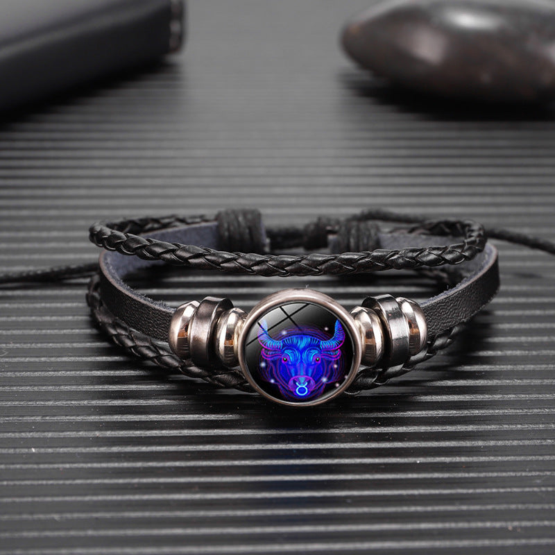 12 Zodiac Constellation Bracelet Luminous Braided Design Bracelet For Men Women Kids What Else You Got?