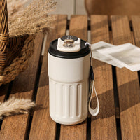 Premium 450ml Stainless Steel Smart Thermal Mug - Keeps Coffee Hot/Cold for Hours - Perfect for Travel, Work & Gifts