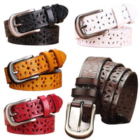 Women's Hollow Pattern Waist Belt – Vintage Pin Buckle Denim & Jean Belt
