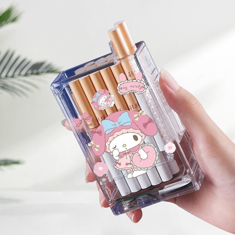Cute Transparent Cigarette Case with Built‑In Lighter What Else You Got?
