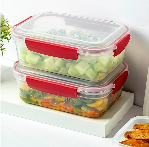 5-Pack Airtight Food Storage Containers with Snap Lock Lids - Stackable Meal Prep Set for Fridge & Pantry What Else You Got?