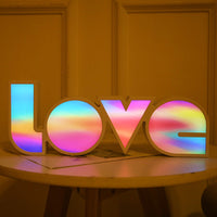 Romantic LED LOVE Light - Perfect Valentine's Day Gift, Wedding Decor & Birthday Surprise - USB Powered