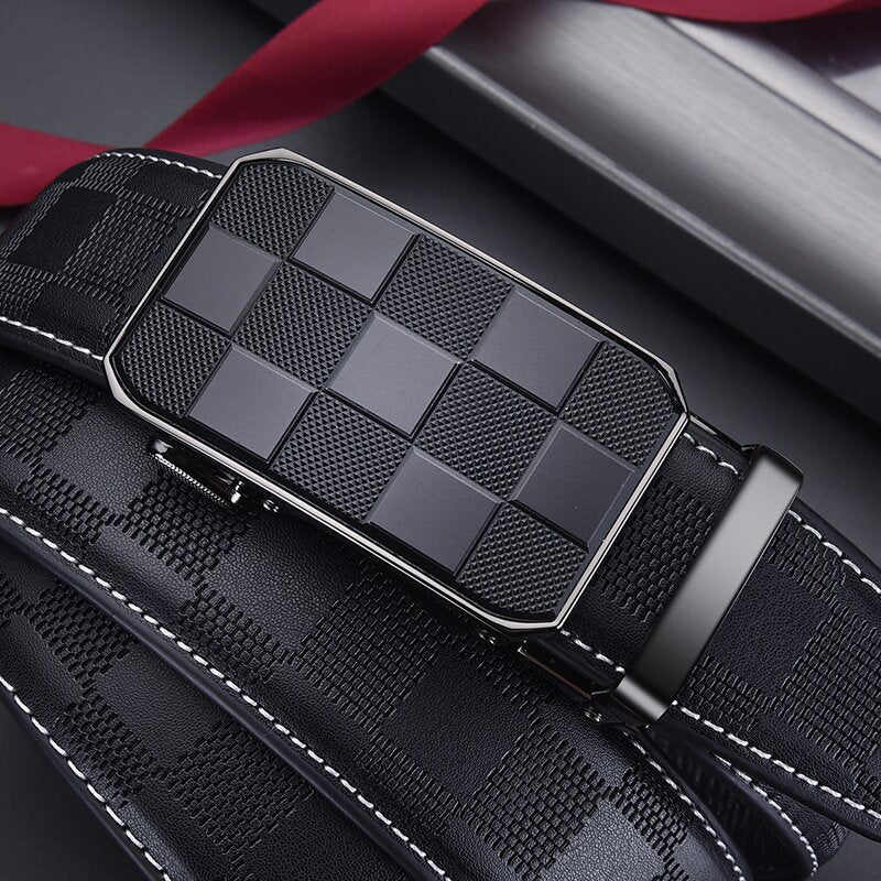 Men's Belt Automatic Leather Buckle Belt What Else You Got?