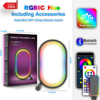 Divine Hue Smart RGB Ambience Light - Customizable Colors for Worship & Relaxation