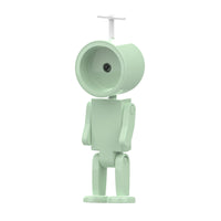 Galactic Astronaut Magnetic Night Light - Christian Space-Themed Decor with Building Blocks