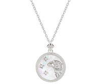 Sterling Silver Zodiac Constellation Necklace - Korean Style Star Jewelry - Elegant Celestial Design
