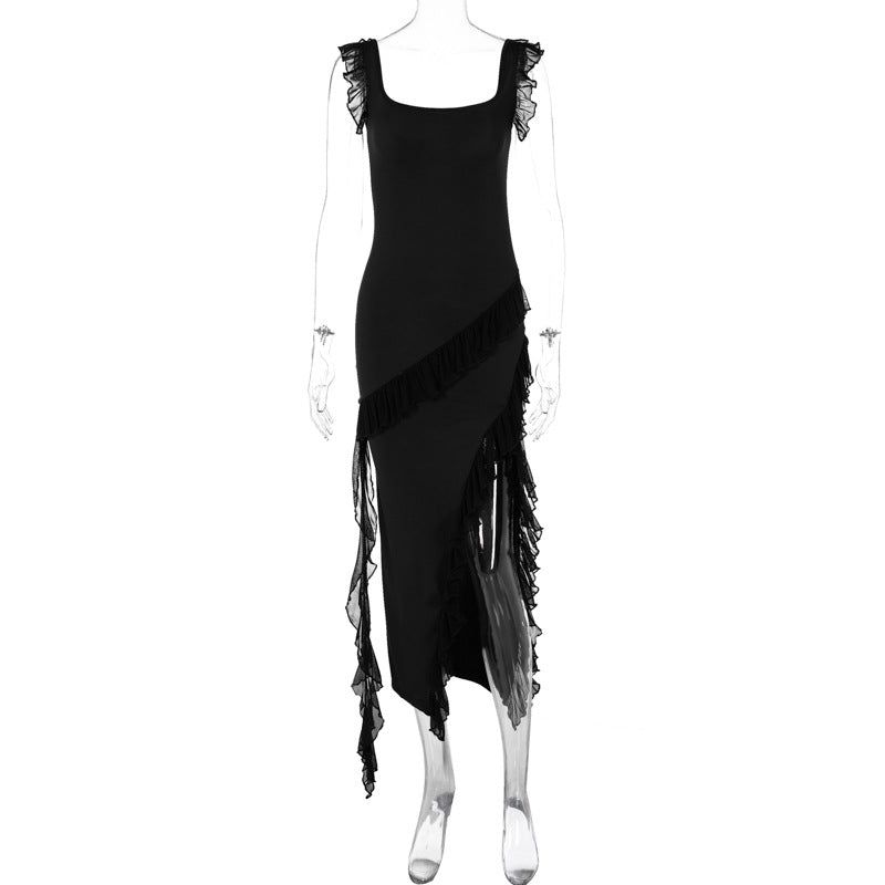 Female Summer Fashionable Stringy Selvedge Stitching Temperament Dress What Else You Got?
