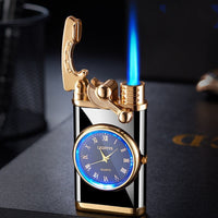 Watch Lighter 2-in-1 – Wristwatch with Windproof Butane Torch for Camping & Everyday Carry