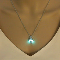 Glow-in-the-Dark Tree of Life DIY Round Necklace - Symbol of Faith & Light