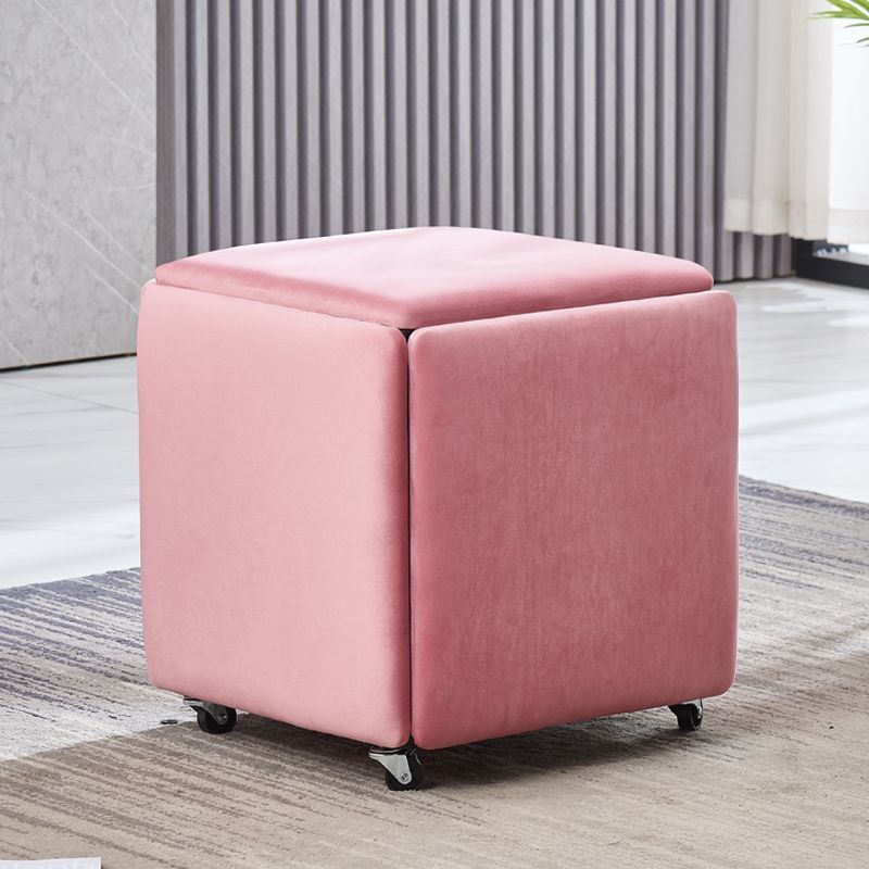 Rubik’s Cube Combination Stool – Multifunctional 5‑in‑1 Storage Ottoman with Flannel or Leather Finish What Else You Got?
