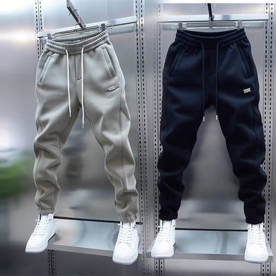 Men’s Slim Fit Casual Sweatpants – Spring Joggers with Drawstring Hem (Comfort & Style)