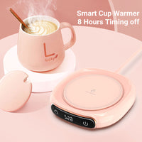 Warm Your Heart & Coffee with Our Smart Heating Mug Coaster - Keep Drinks Hot for Hours!