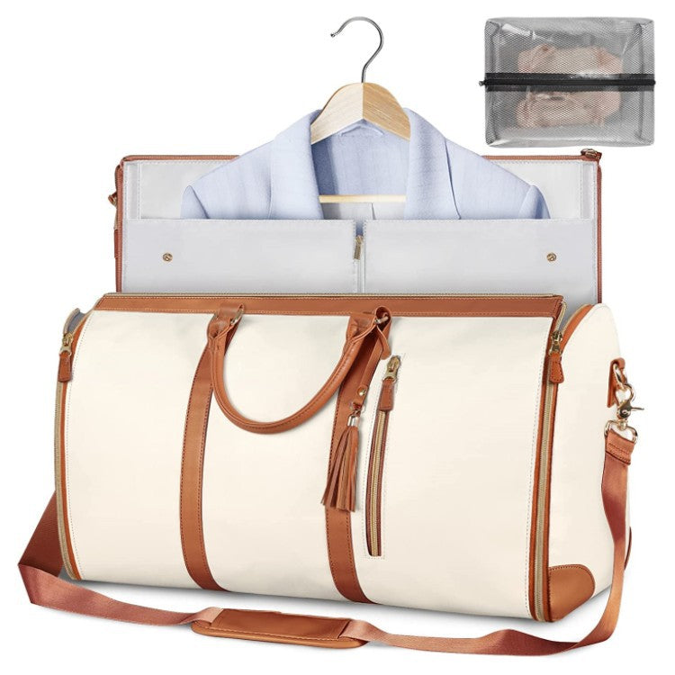 Large Capacity Travel Duffle Bag Women's Handbag Folding Suit Bag Waterproof Clothes Totes What Else You Got?