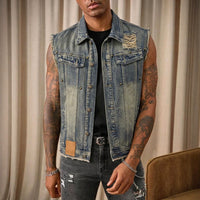 Mens Autumn Lapel Loose-Fit Versatile Jacket Top
