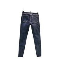 High Waist Slim Slimming Butterfly Hot Rhinestone Cotton Elastic Feet Pencil Pants