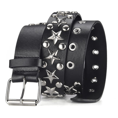 Unisex Punk Needle Buckle Belt – Faux Leather