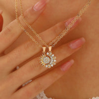 Sun & Moon Magnetic Couple Necklace Set - Unity & Love Symbol Pendant Gifts for Her & Him