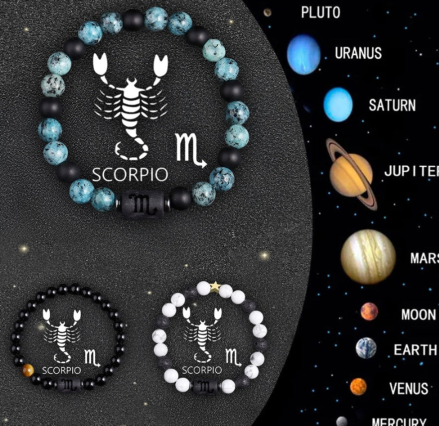 Crystal Stone Zodiac Sign Bracelet What Else You Got?