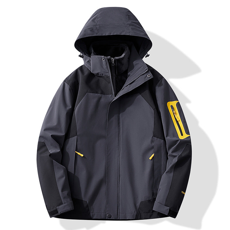 Men’s & Women’s Waterproof Winter Outdoor Jacket – Breathable Windproof PU‑Coated Coat (Removable Design) What Else You Got?