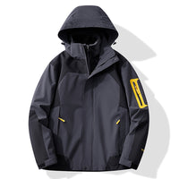 Waterproof Winter Outdoor Jacket – Windproof Breathable PU-Coated Coat for Hiking & Travel