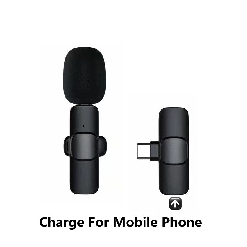 Wireless Lavalier Microphone Portable Audio Video Recording Mini Mic For I Phone Android Long Battery Life Live Broadcast Gaming What Else You Got?