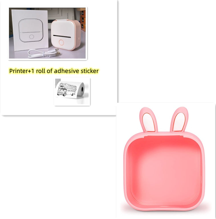 Portable Mini Thermal Label Printer Home Photo Printer Student Wrong Question Printer Bluetooth-compatible Mini Label Printer Price Tag What Else You Got?