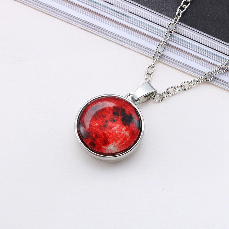 Galaxy Planet Glass Luminous Necklace What Else You Got?