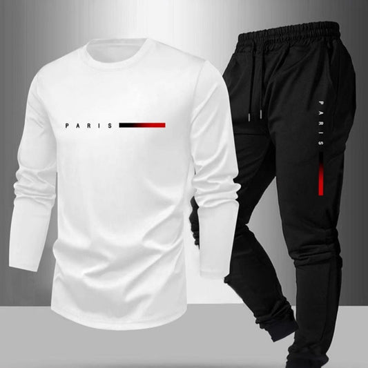 Men’s Long‑Sleeve Top and Pants Set – Casual Two‑Piece Outfit with Faux Cotton Air‑Layer Fabric (S–3XL) What Else You Got?