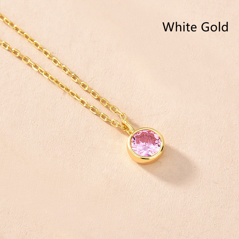 Women's Fashionable Simple Sterling Silver Solitaire Necklace With Twelve Zodiac Signs What Else You Got?