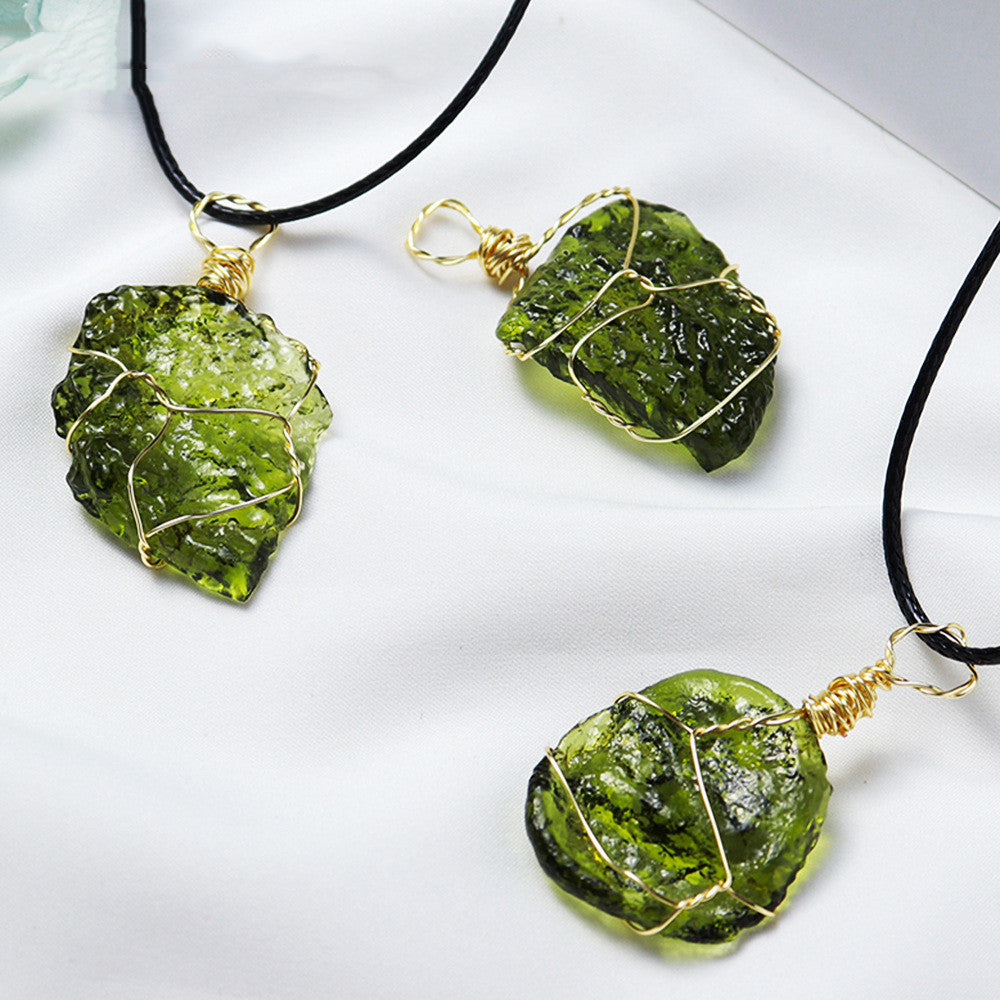 Czech Meteorite Rough Stone Pendant Necklace What Else You Got?
