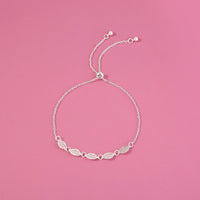 Glow-in-the-Dark Silver Leaf Copper Bracelet – Luminous Minimalist Jewelry for Women & Men