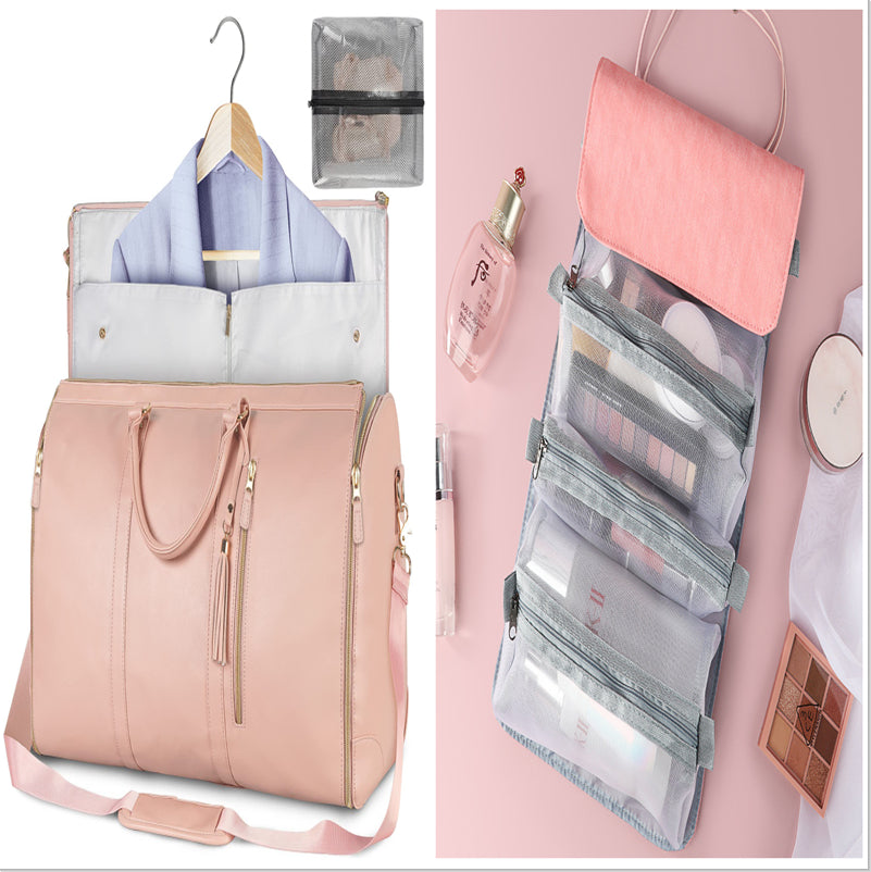 Large Capacity Travel Duffle Bag Women's Handbag Folding Suit Bag Waterproof Clothes Totes What Else You Got?