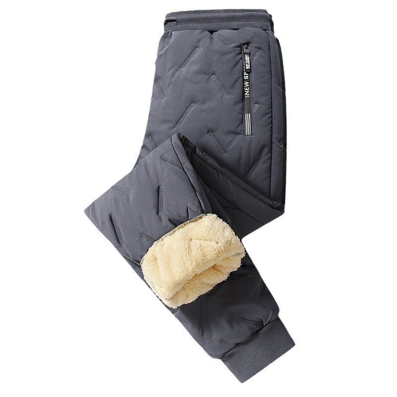 Men’s Thick Fleece Thermal Sweatpants – Waterproof, Windproof Winter Warm Trousers What Else You Got?