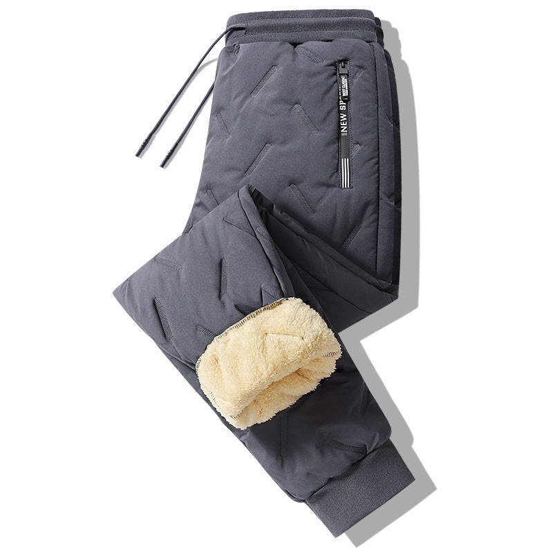 Men’s Thick Fleece Thermal Sweatpants – Waterproof, Windproof Winter Warm Trousers What Else You Got?