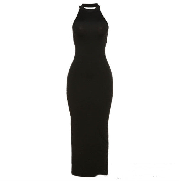 Neck Sexy Backless Slit Bag Hip Dress What Else You Got?