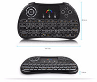 H9 Wireless Backlit Colorful Touch Remote Keyboard - Ergonomic & USB Connectivity for PC