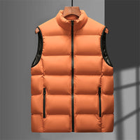 Men's Premium Thickened Casual Vest - All-Season Cotton Waistcoat for Everyday Wear