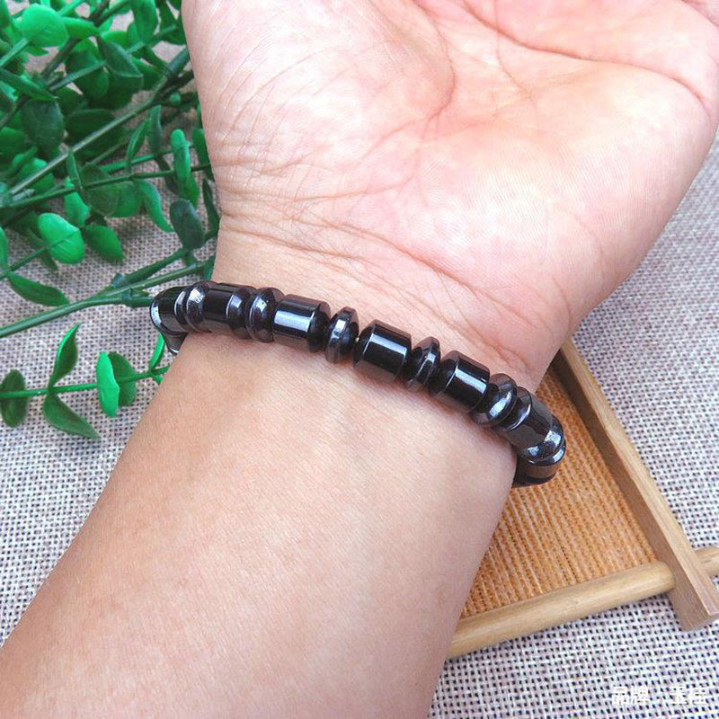 Magnetic Hematite Bead Bracelet – Pentagram Stone Stretch Bracelet for Men & Women What Else You Got?