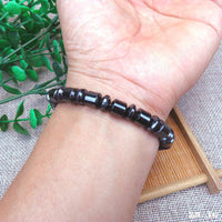 Magnetic Hematite Pentagram Bracelet – Wellness & Intention Stretch Bracelet for Men & Women