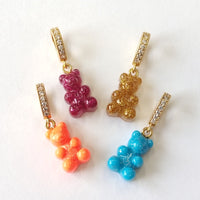 Y2K Gummy Bear Love Necklace – Colorful Bear Pendant Jewelry for Women