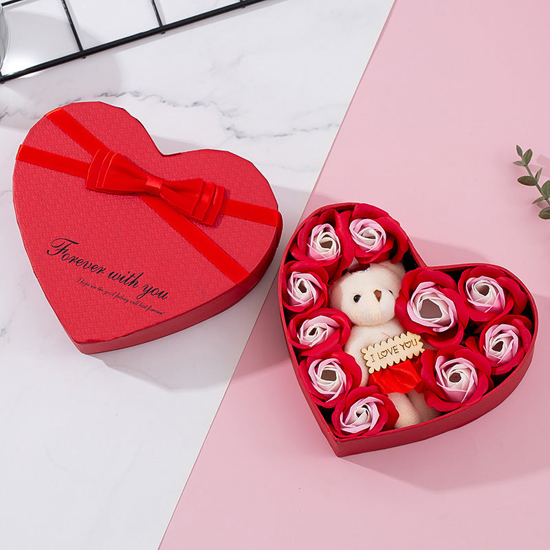 Heart-shaped Rose Red Gift Box New Year Christmas Gift Box Valentine's Day Christmas Gift Mother's Day Birthday Gift What Else You Got?