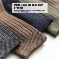 Cozy & Breathable Men's Socks for Fall & Winter - Free Size (7-Pack Options)