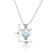 Glow-in-the-Dark Angel Necklace – Multicolor Luminous Pendant