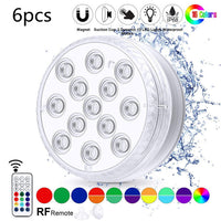 Divine Glow: Waterproof LED Submersible Lights with Remote - Illuminate Your Space with Faith & Light