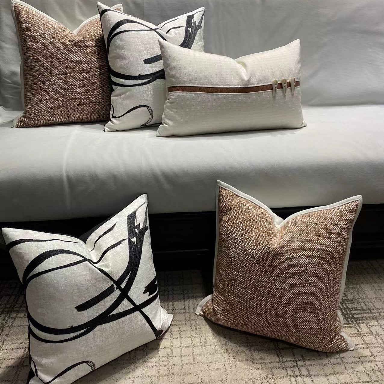 Simple Tea Room Throw Pillow Cover Linen What Else You Got?