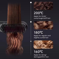 2-in-1 Cordless Hair Straightening Comb – Fast-Heating USB Rechargeable Brush