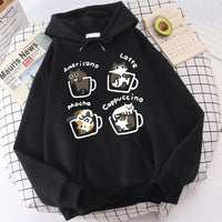 Printed Loose-Fit Pullover Hoodie – Polyester Casual Sweatshirt XS–3XL